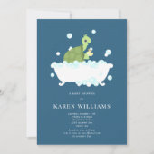 Turtle Baby shower Invitation Kaart (Voorkant)