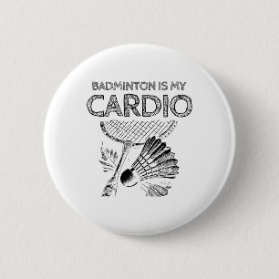 Turtle Badminton Player Shuttle Racket 1 Ronde Button 5,7 Cm