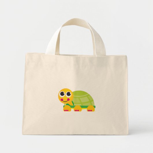 Turtle Bag - Mini Tote Bag (Voorkant)