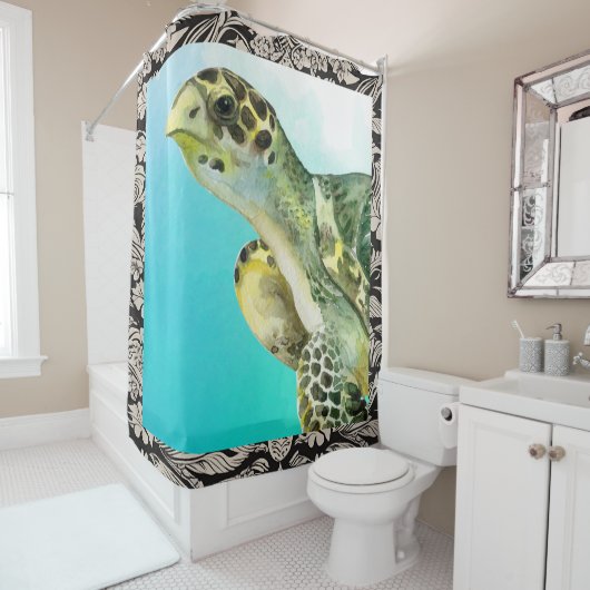 Turtle Beach douchegordijn (In situ)