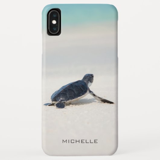 Turtle Beach Journey Gepersonaliseerde naam | Natu Case-Mate iPhone Case (Achterkant)