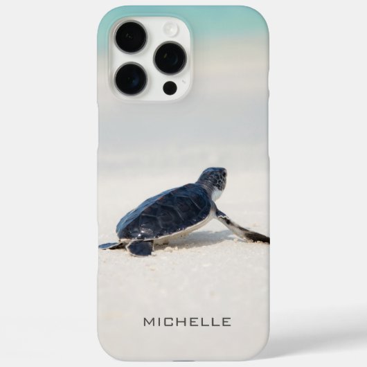 Turtle Beach Journey Gepersonaliseerde naam | Natu Case-Mate iPhone Case (Achterkant)