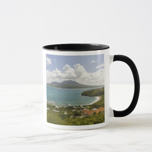 Turtle Beach, zuidoost schiereiland, St Kitts, Mok (Rechts)