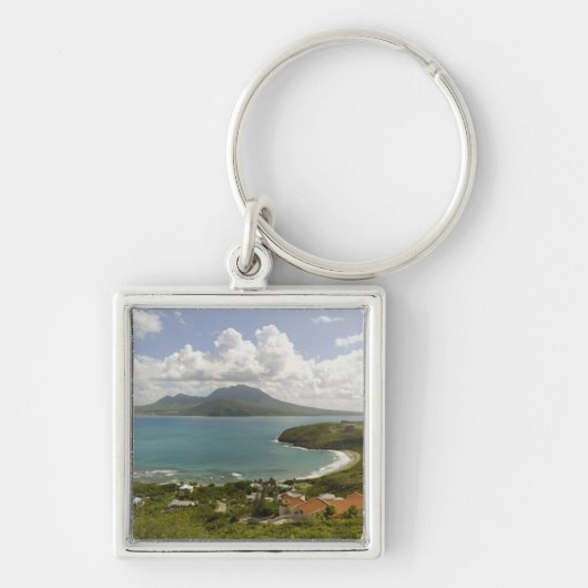 Turtle Beach, zuidoost schiereiland, St Kitts, Sleutelhanger (Voorkant)