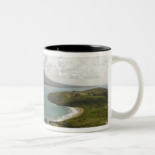 Turtle Beach, zuidoostelijk schiereiland, St Kitts Tweekleurige Koffiemok