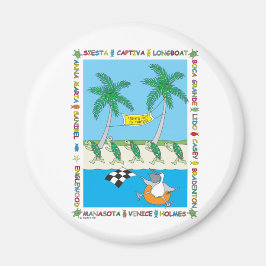 Turtle Beaches - Golfkust van Florida Magneet