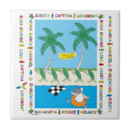 Turtle Beaches Tegeltje