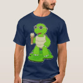 Turtle Beer mug Beer T-shirt (Voorkant)