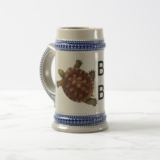 Turtle Beer Stein Bierpul (Voorkant links)