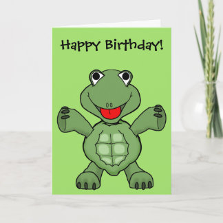 Turtle Birthday Kaart