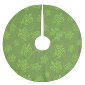 Turtle Blue Pattern Kerstboom Rok (Voorkant)