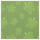 Turtle Blue Pattern Stof (Swatch)
