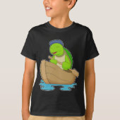Turtle Boat Paddle T-shirt (Voorkant)