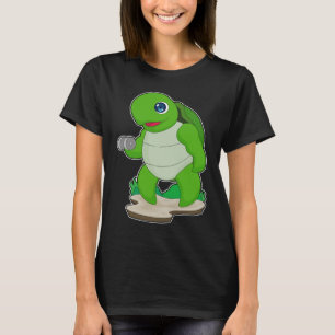 Turtle Bodybuilding Dumbbell T-shirt