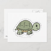 TURTLE BRIEFKAART (Voorkant / Achterkant)