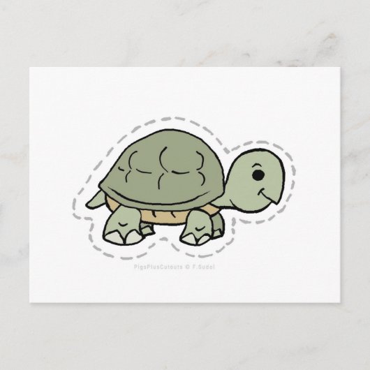 TURTLE BRIEFKAART (Voorkant)