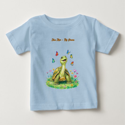 Turtle Butterfly Toddler T-shirt (Voorkant)