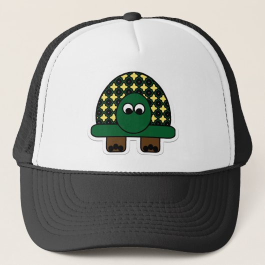 Turtle Cartoon Art Trucker Pet (Voorkant)