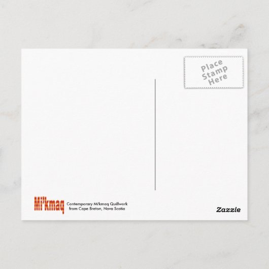 Turtle Chevron Briefkaart (Achterkant)