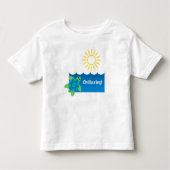 Turtle Chillaxing Design - Toddler Fine Jersey T-S Kinder Shirts (Voorkant)