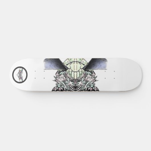 Turtle Chimera in pastelkleuren Persoonlijk Skateboard (Horizontaal)