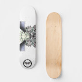 Turtle Chimera in pastelkleuren Persoonlijk Skateboard (Voorkant)