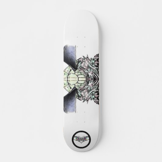 Turtle Chimera in pastelkleuren Persoonlijk Skateboard (Voorkant)
