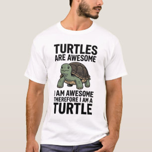 Turtle citaat Vintage Gravure Vector T-Shirt Desi