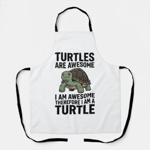 Turtle citaat Vintage Gravure Vector T-Shirt Desi Schort