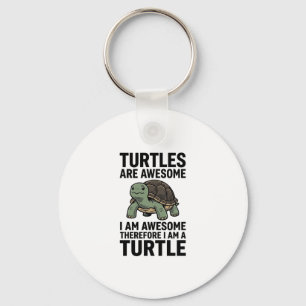 Turtle citaat Vintage Gravure Vector T-Shirt Desi Sleutelhanger