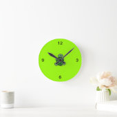 turtle clock ronde klok (Huis)