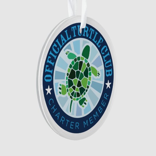 Turtle Club Member Ornament (voorkant)