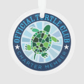 Turtle Club Member Ornament (achterkant)