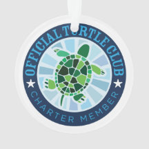 Turtle Club Member Ornament