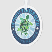 Turtle Club Member Ornament (voorkant)