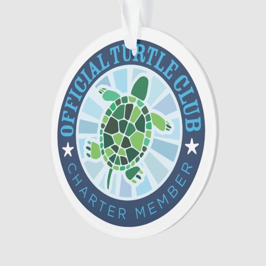 Turtle Club Member Ornament (voorkant)