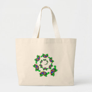 Turtle Coalition Grote Tote Bag