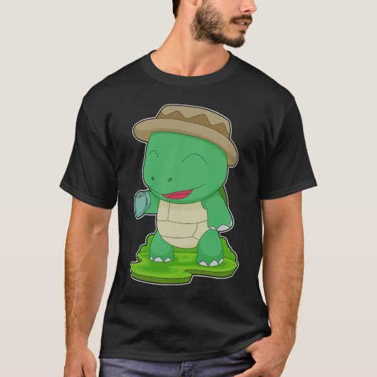 Turtle Coffee Cup T-shirt (Voorkant)