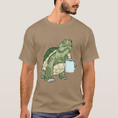Turtle Coffee Cup T-shirt (Voorkant)
