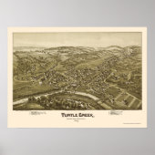 Turtle Creek, PA Panoramic Map - 1897 Poster (Voorkant)
