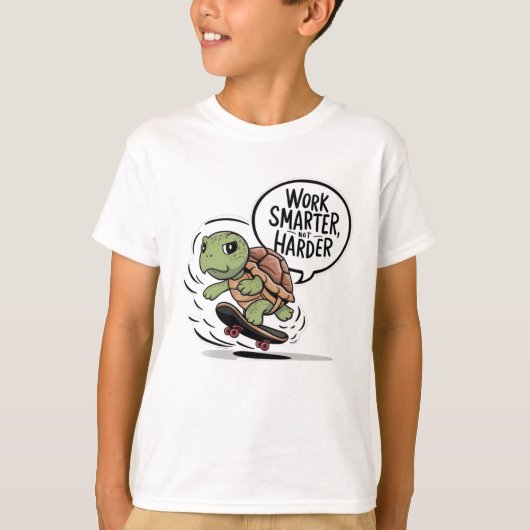 Turtle Cruising Skateboard T-shirt (Voorkant)