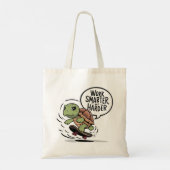 Turtle Cruising Skateboard Tote Bag (Achterkant)