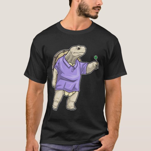 Turtle Darts Dart Sporten T-shirt (Voorkant)