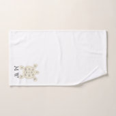 Turtle Design Monogrammed Bad Handdoek (Handdoek)
