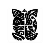 Turtle Design Rubber Stamp, Tortuga Design Stamp Rubberstempel (Afrduk)