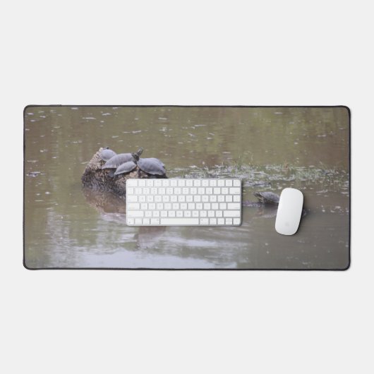Turtle Desk Mat (Keyboard & Muis)
