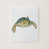 Turtle Diver Snorkel Legpuzzel (Verticaal)