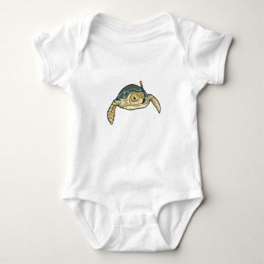 Turtle Diver Snorkel Romper (Voorkant)