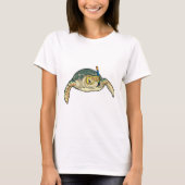 Turtle Diver Snorkel T-shirt (Voorkant)