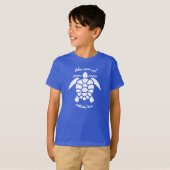 Turtle Diving Akumal, Mexico T-Shirt (Voorkant volledig)